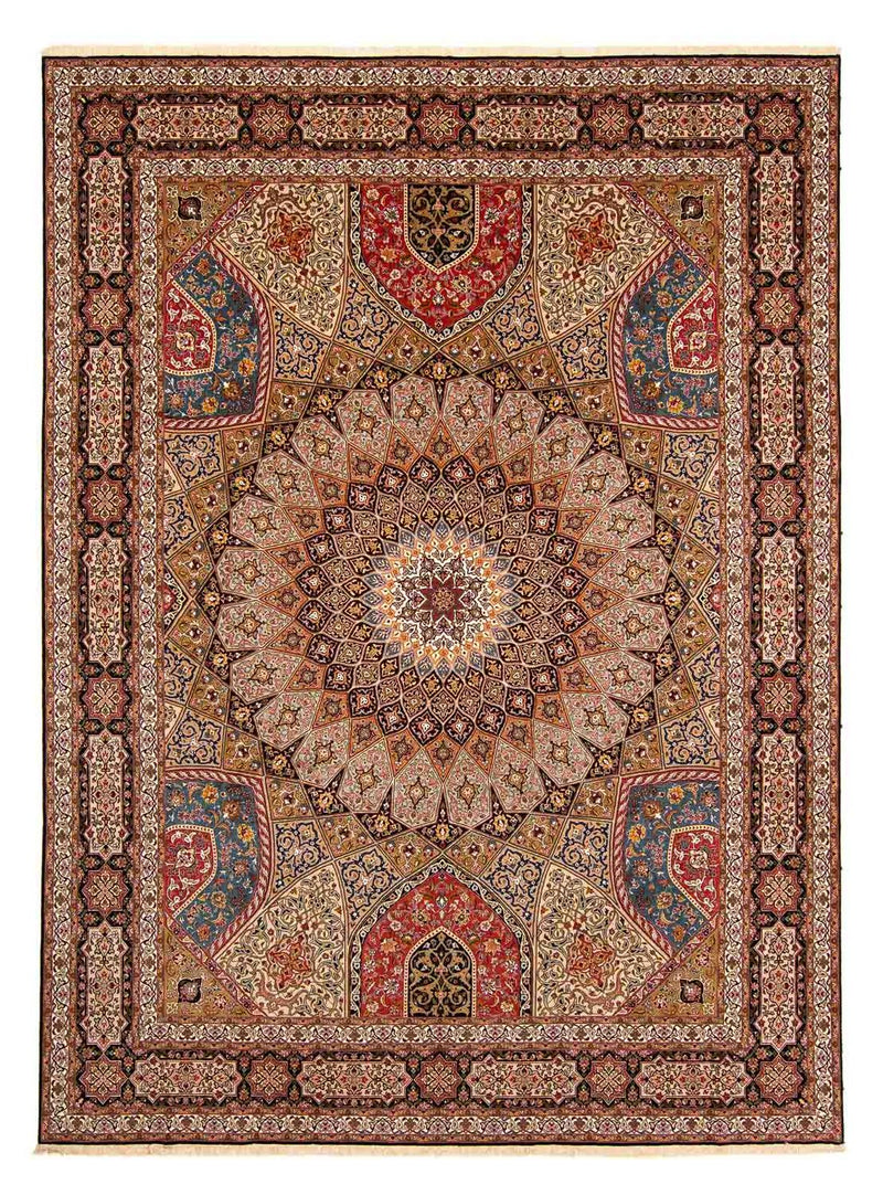 Persisk tæppe - Tabriz - Royal - 403 x 300 cm - flerfarvet