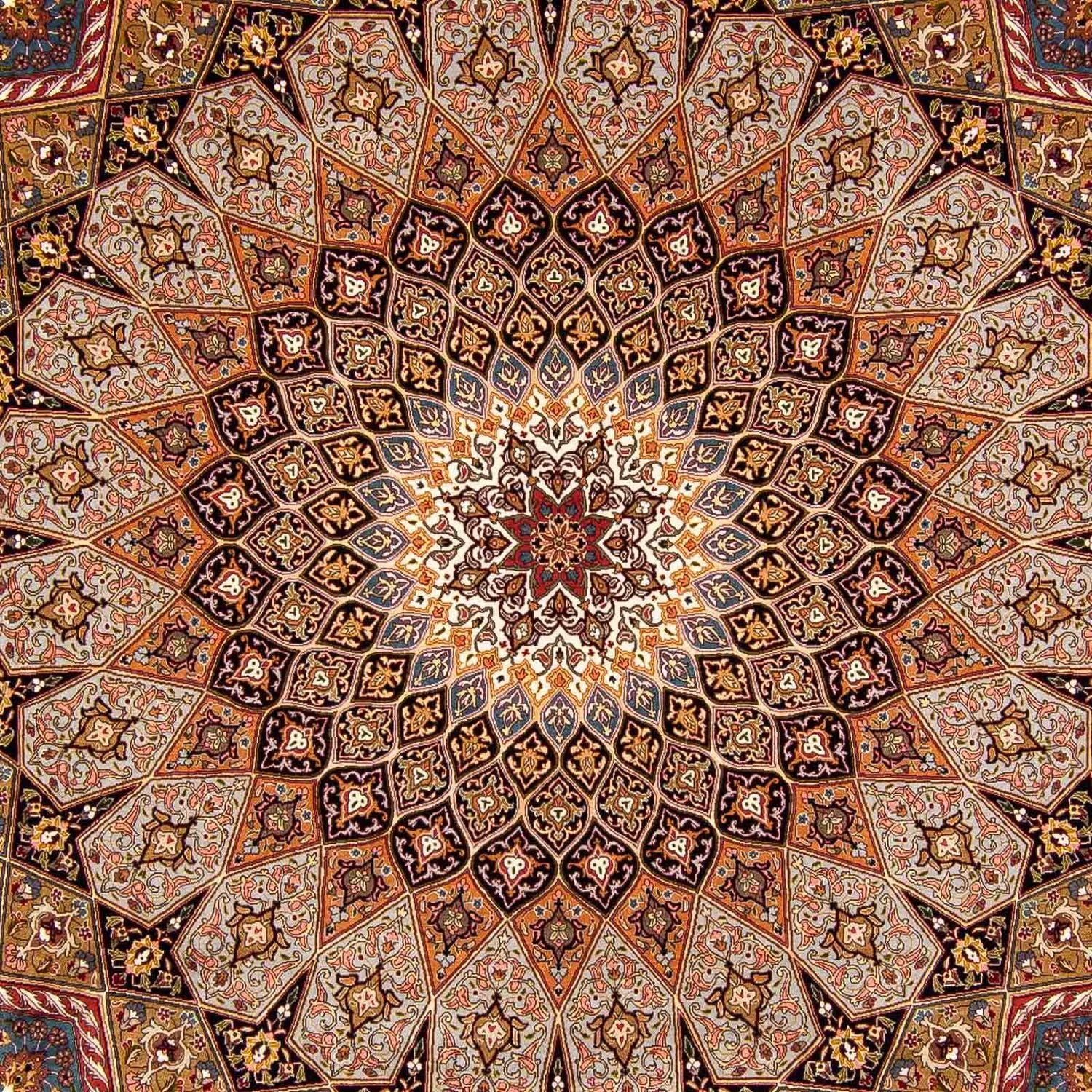 Persisk tæppe - Tabriz - Royal - 403 x 300 cm - flerfarvet