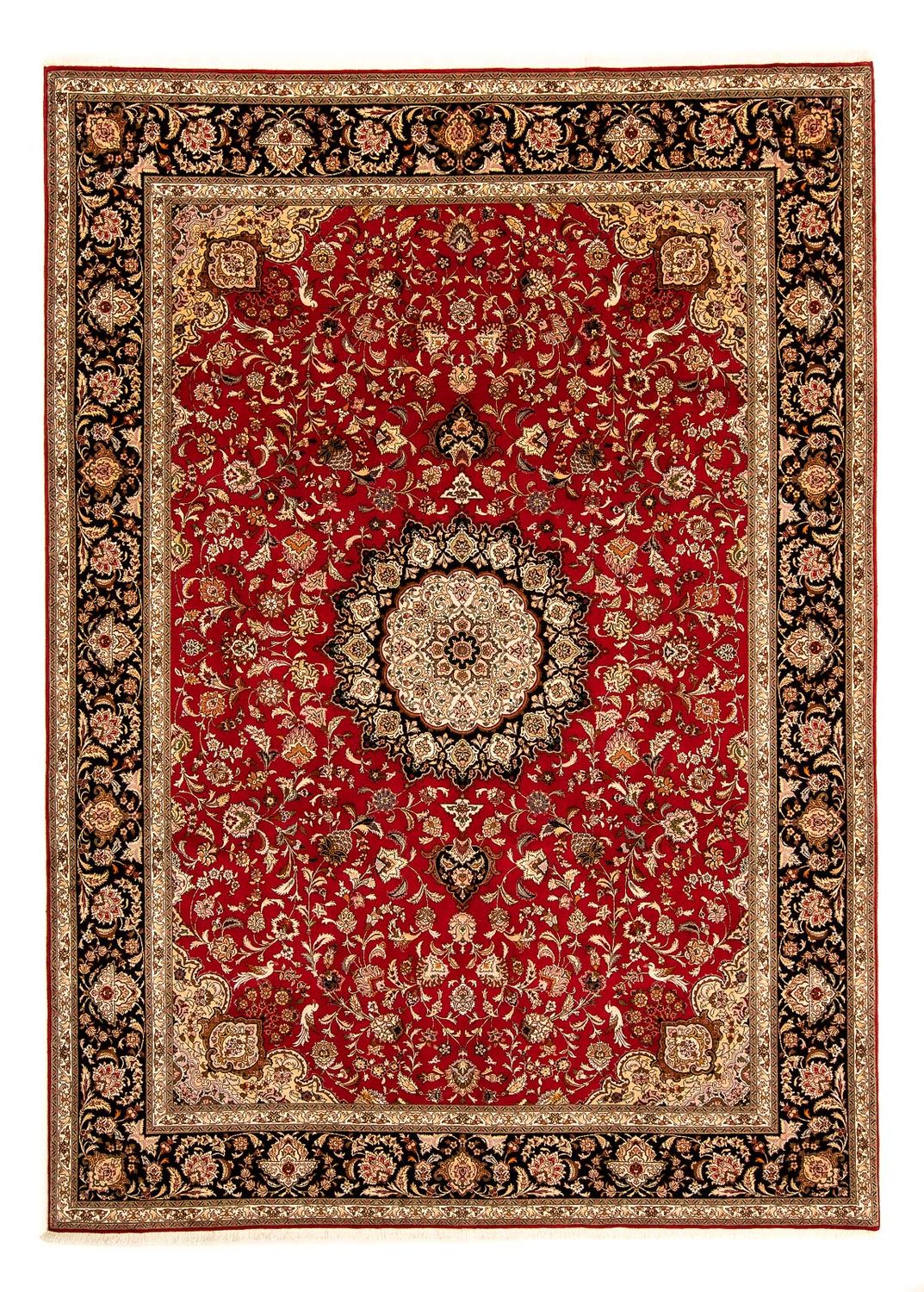 Persisk tæppe - Tabriz - Royal - 356 x 253 cm - rød