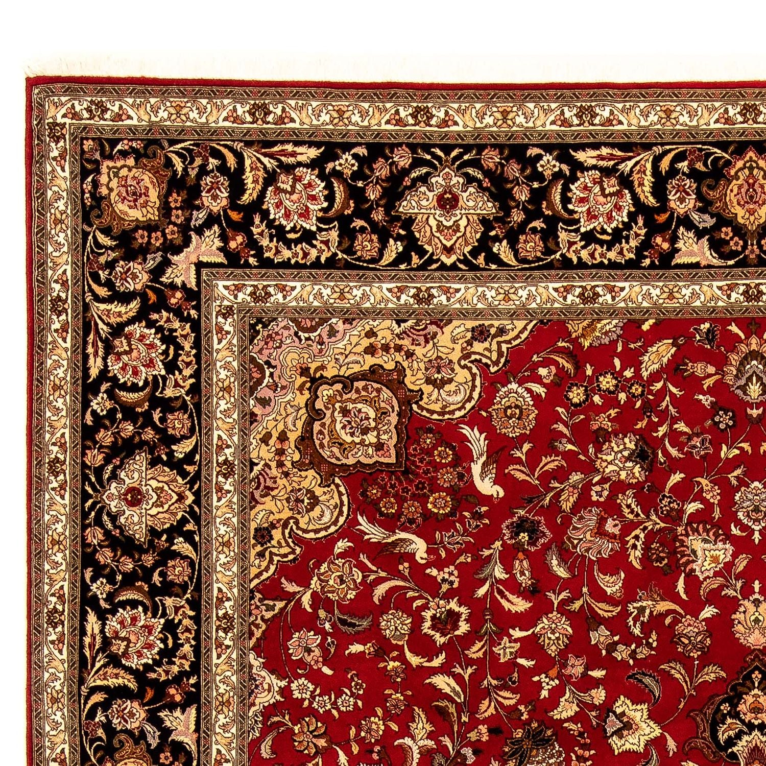 Persisk tæppe - Tabriz - Royal - 356 x 253 cm - rød
