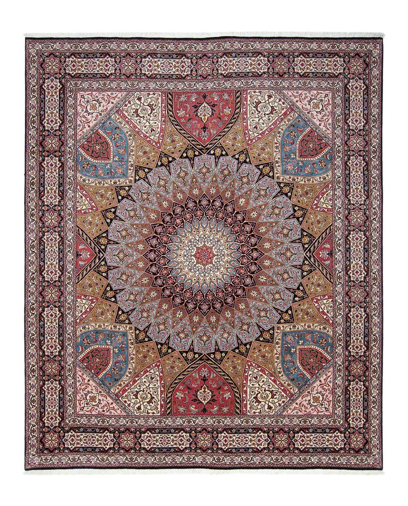 Persisk tæppe - Tabriz - Royal - 303 x 256 cm - flerfarvet