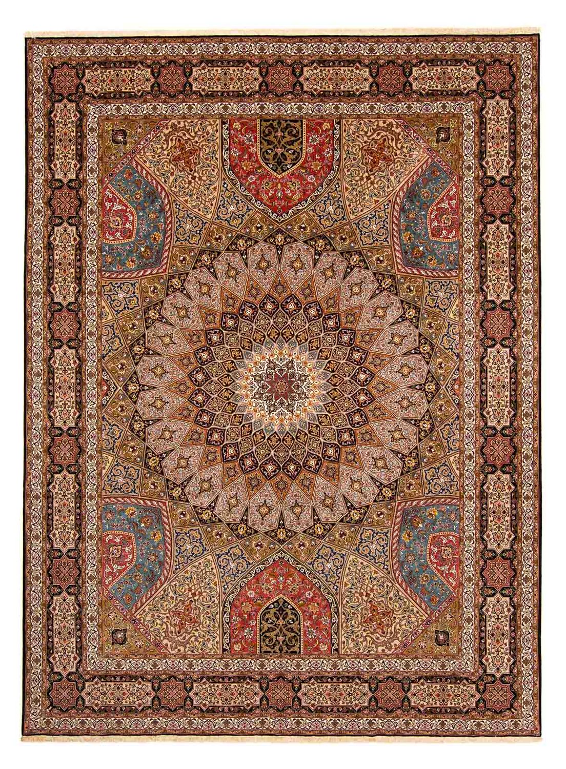Persisk tæppe - Tabriz - Royal - 400 x 300 cm - flerfarvet