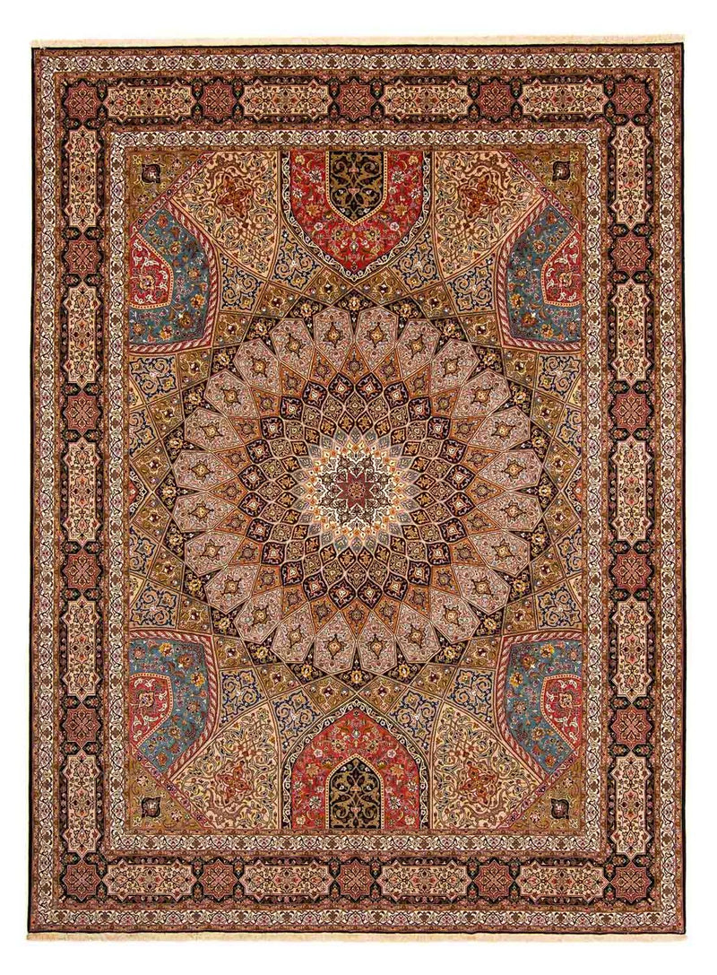 Persisk tæppe - Tabriz - Royal - 400 x 300 cm - flerfarvet