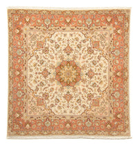 Persisk tæppe - Tabriz - Royal firkantet  - 212 x 205 cm - beige