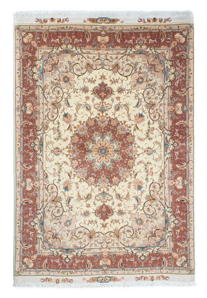 Persisk tæppe - Tabriz - Royal - 213 x 149 cm - beige