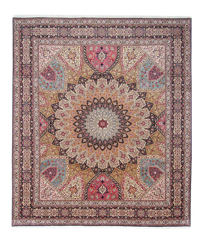Tabriz - 50 Raj Tæppe 254x293cm - Persisk tæppe
