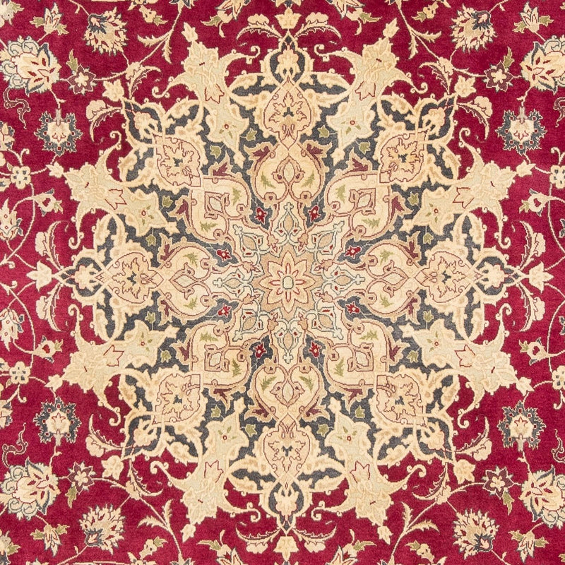 Persisk tæppe - Tabriz - Royal - 300 x 202 cm - mørkerød
