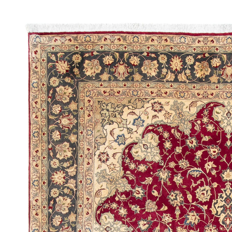 Persisk tæppe - Tabriz - Royal - 300 x 202 cm - mørkerød