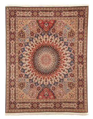 Persisk tæppe - Tabriz - Royal - 255 x 204 cm - flerfarvet