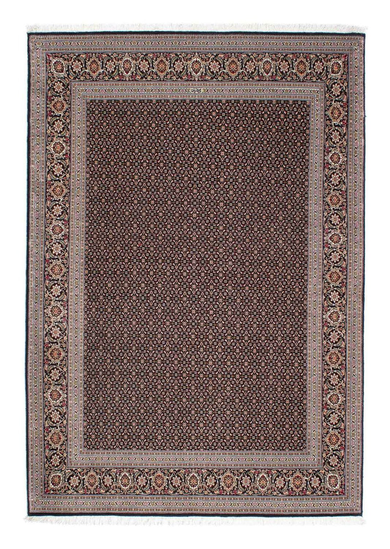Persisk tæppe - Tabriz - 215 x 151 cm - mørkeblå