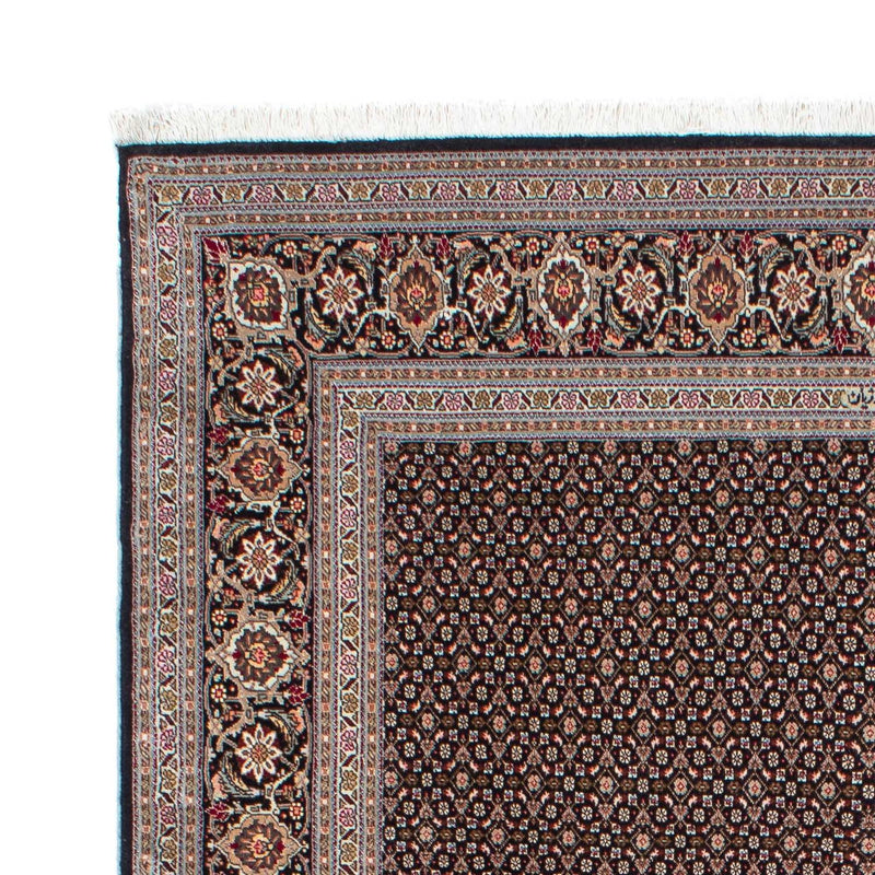 Persisk tæppe - Tabriz - 215 x 151 cm - mørkeblå