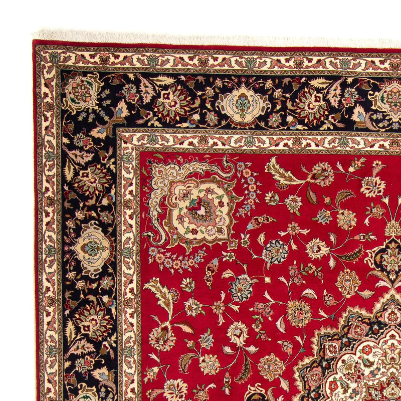 Persisk tæppe - Tabriz - Royal firkantet  - 254 x 254 cm - rød