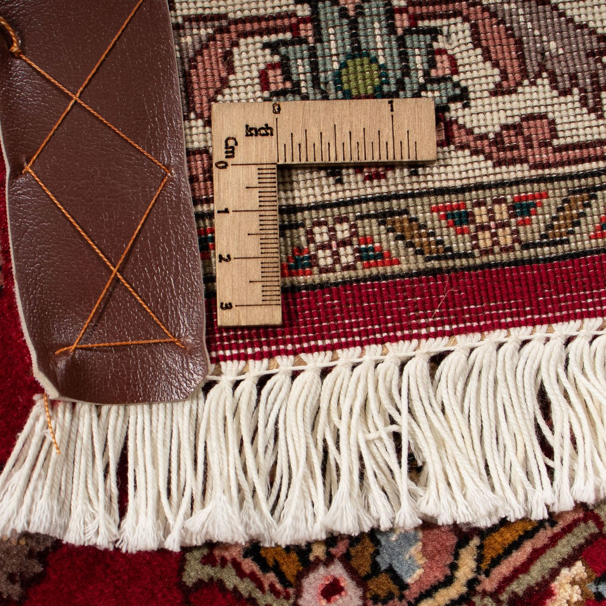 Persisk tæppe - Tabriz - Royal firkantet  - 254 x 254 cm - rød