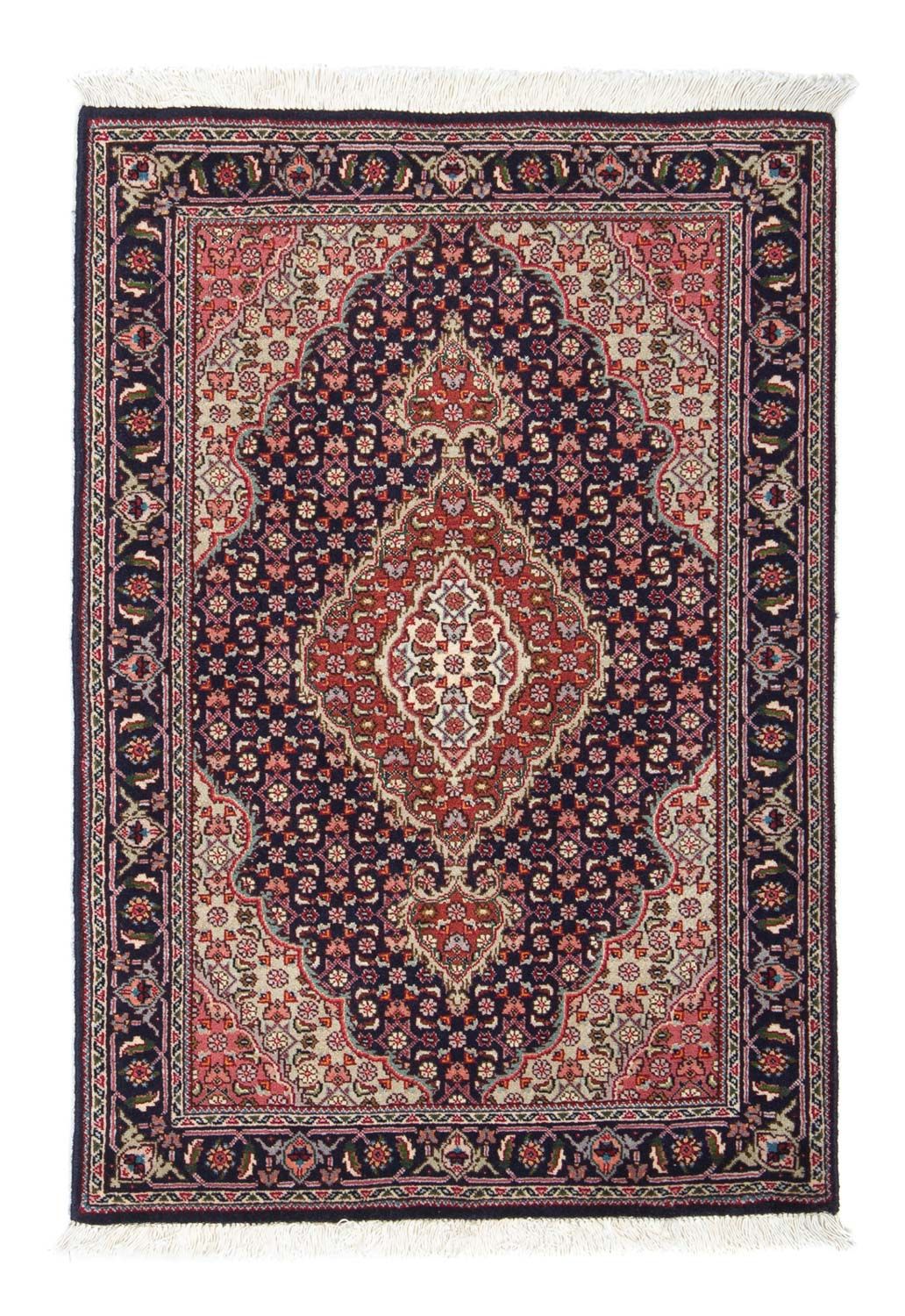 Persisk tæppe - Tabriz - Royal - 90 x 63 cm - mørkeblå