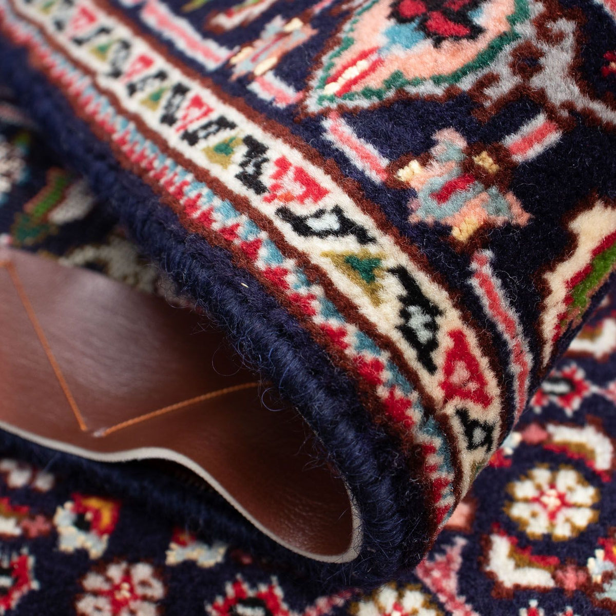 Persisk tæppe - Tabriz - Royal - 90 x 63 cm - mørkeblå