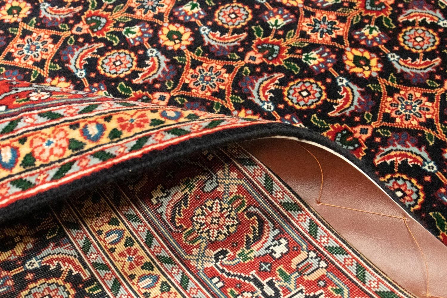 Persisk tæppe - Tabriz - Royal - 150 x 102 cm - mørkeblå