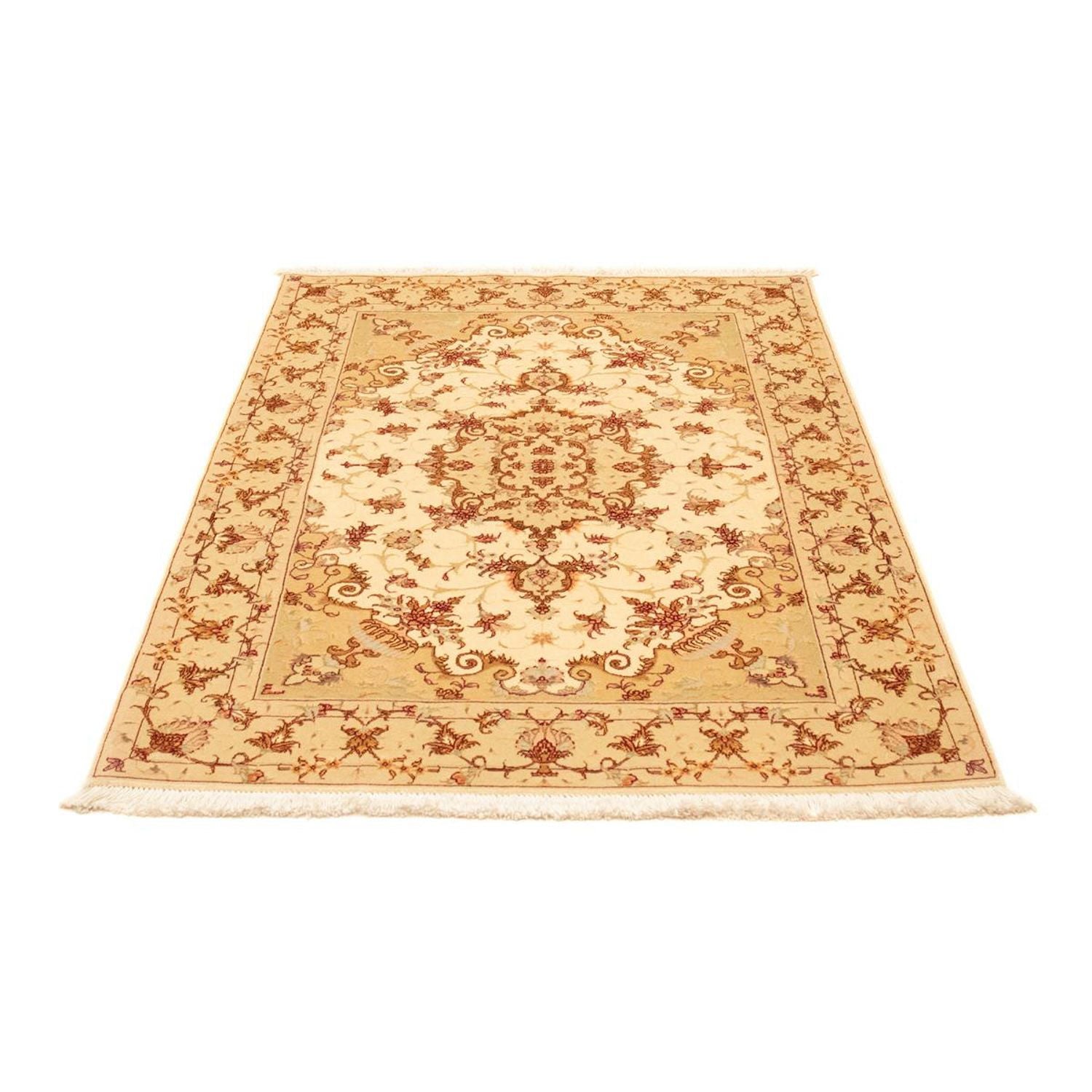 Persisk tæppe - Tabriz - Royal - 146 x 103 cm - beige