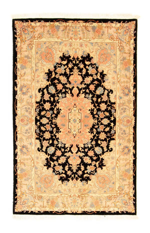 Persisk tæppe - Tabriz - Royal - 158 x 100 cm - sort