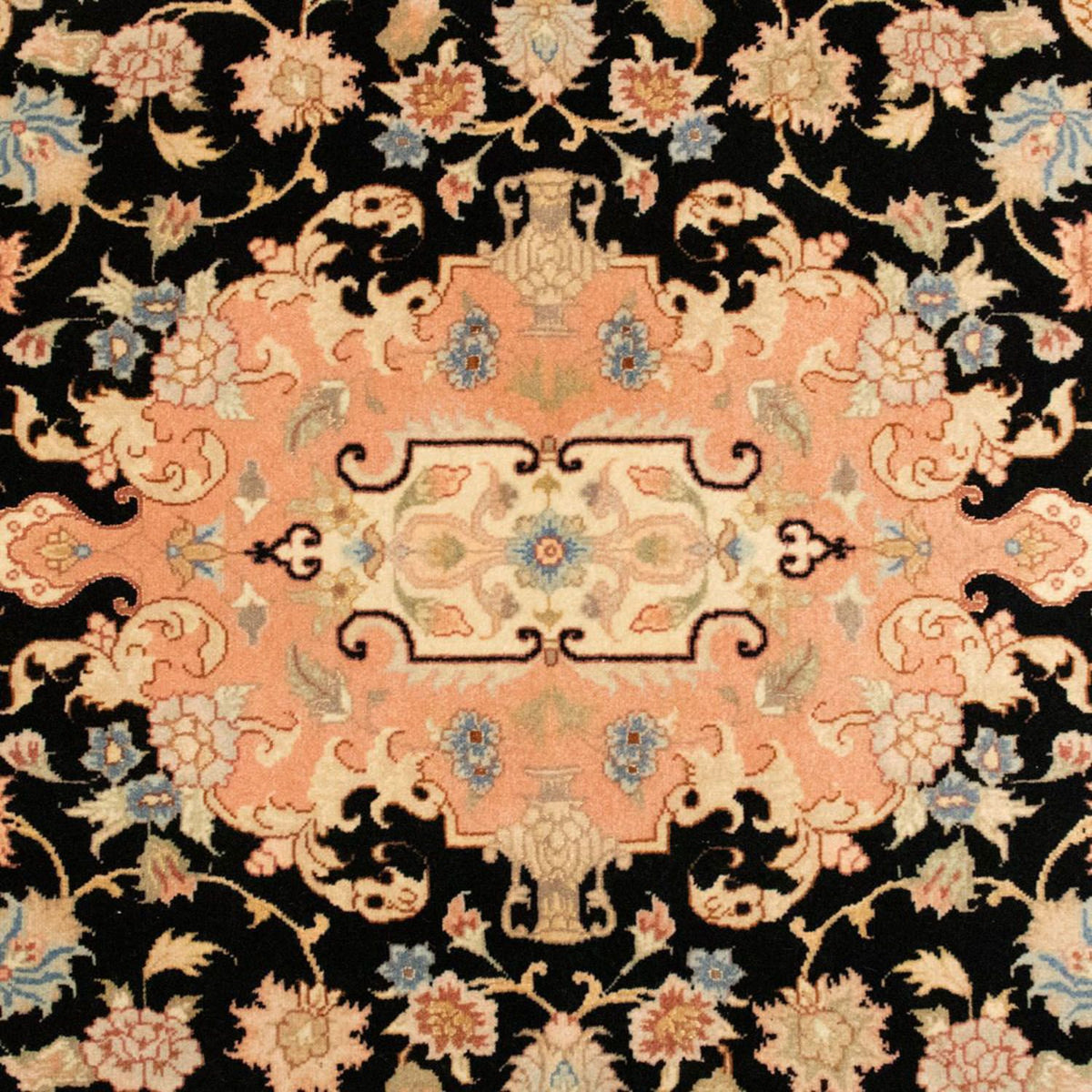 Persisk tæppe - Tabriz - Royal - 158 x 100 cm - sort