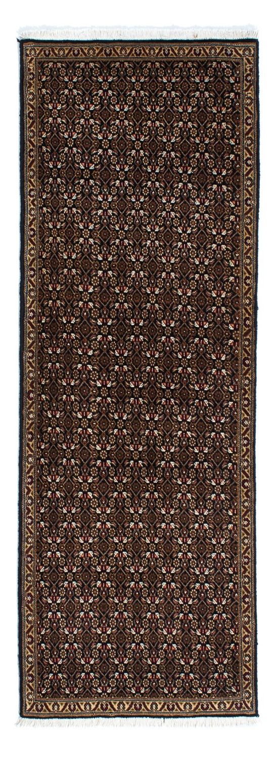 Løber Persisk tæppe - Tabriz - 206 x 70 cm - mørkeblå