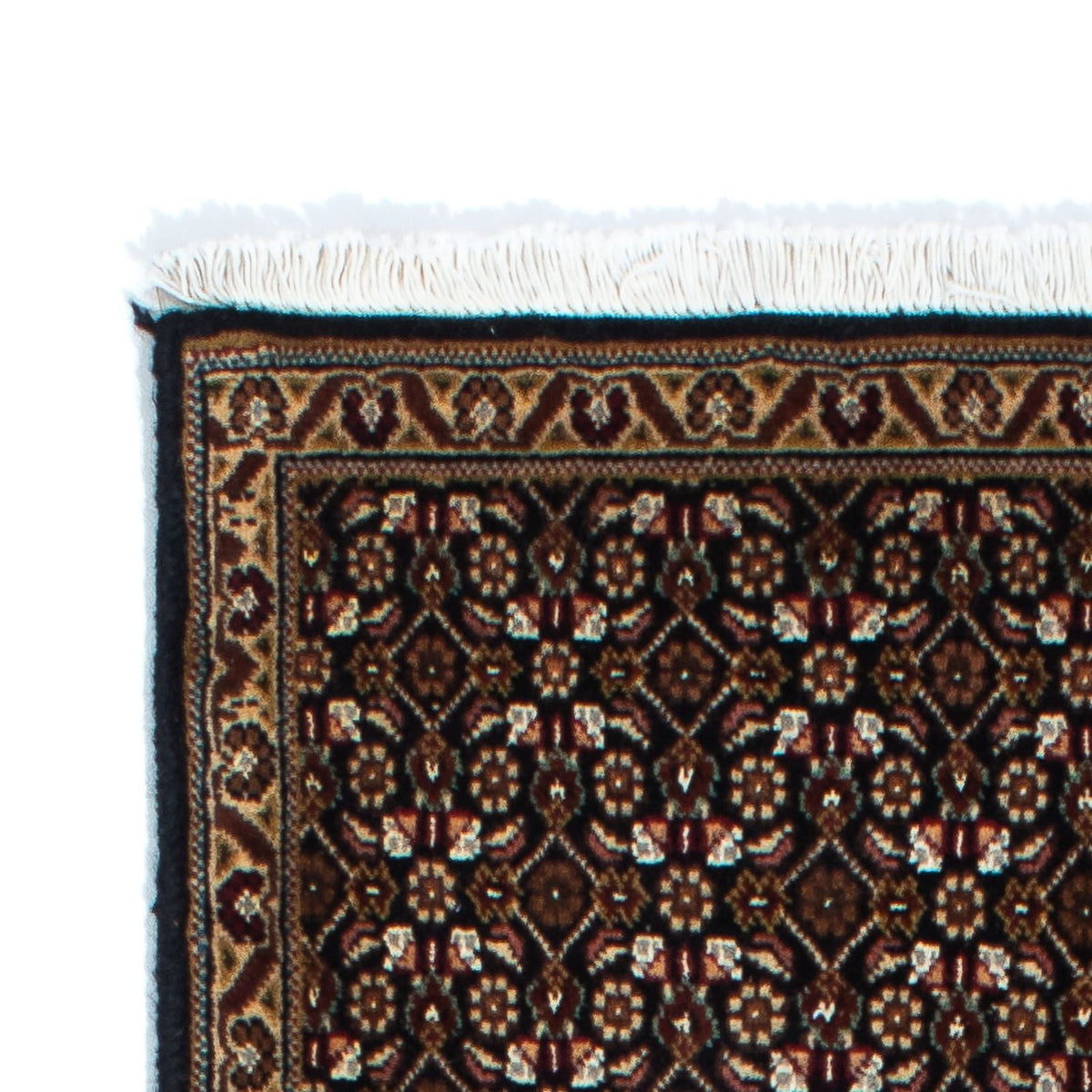 Løber Persisk tæppe - Tabriz - 206 x 70 cm - mørkeblå