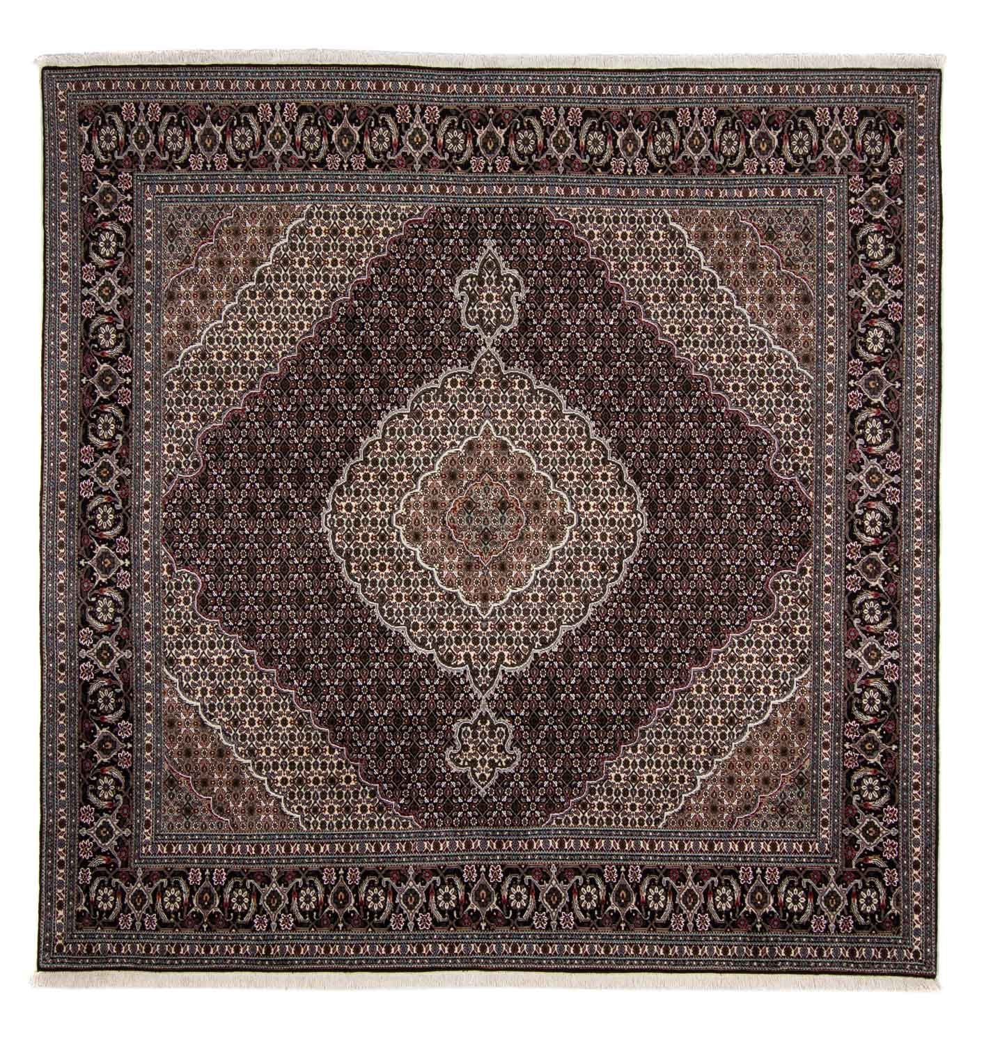 Persisk tæppe - Tabriz - Royal firkantet  - 251 x 249 cm - mørkeblå