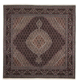 Persisk tæppe - Tabriz - Royal firkantet  - 251 x 249 cm - mørkeblå