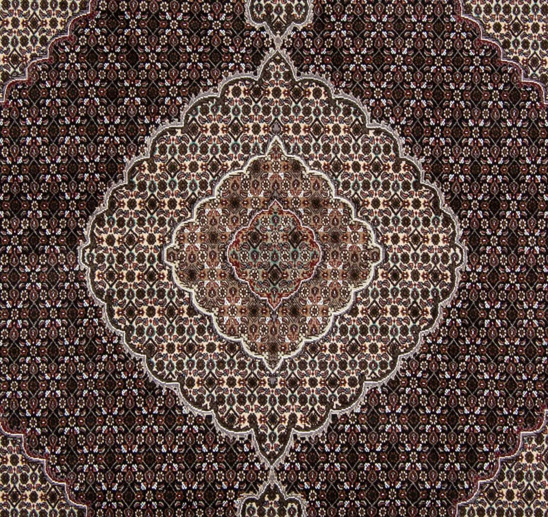 Persisk tæppe - Tabriz - Royal firkantet  - 251 x 249 cm - mørkeblå