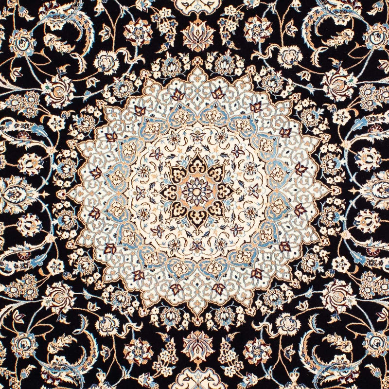 Persisk tæppe - Nain - Premium - 250 x 170 cm - mørkeblå