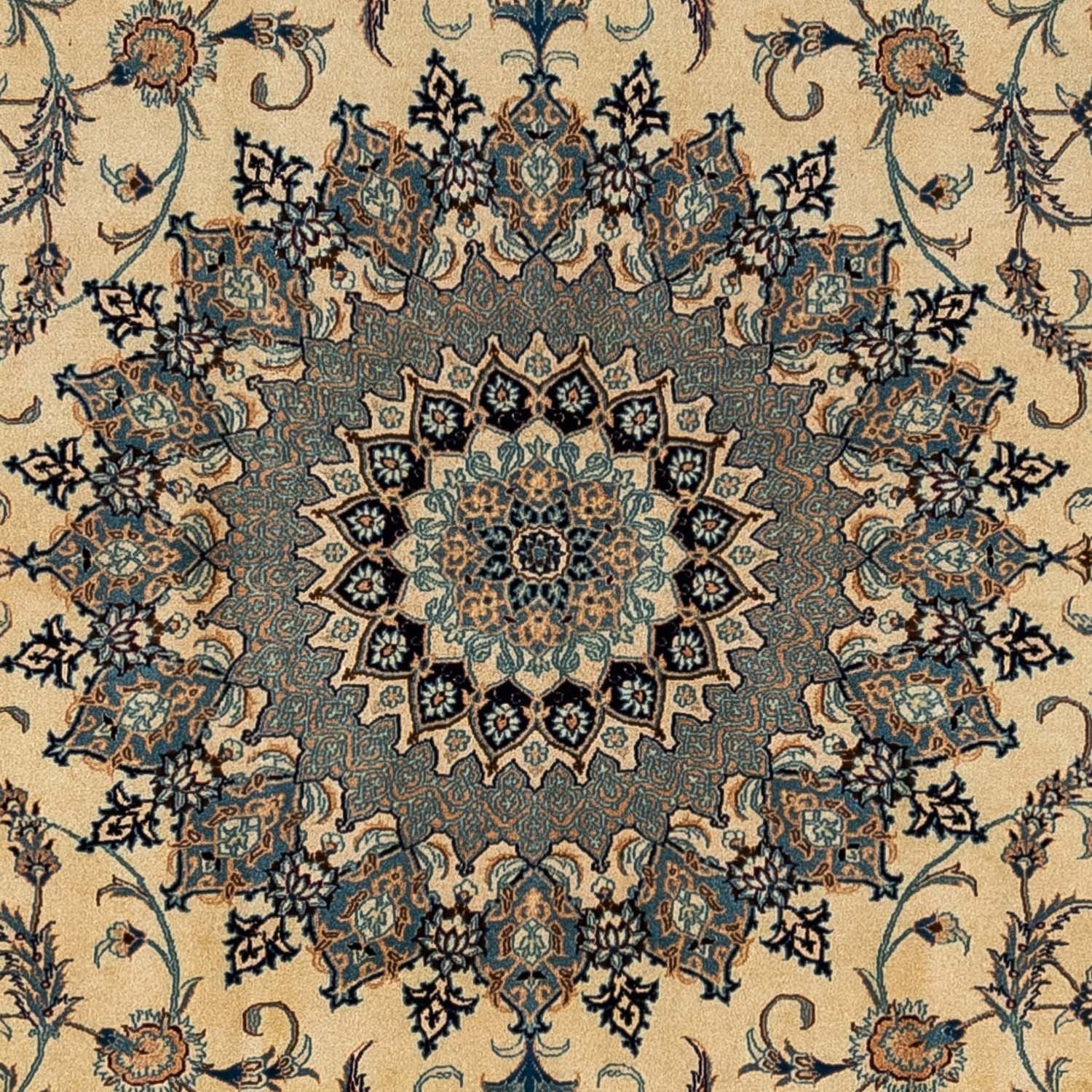 Persisk tæppe - Nain - Premium - 356 x 250 cm - mørk beige