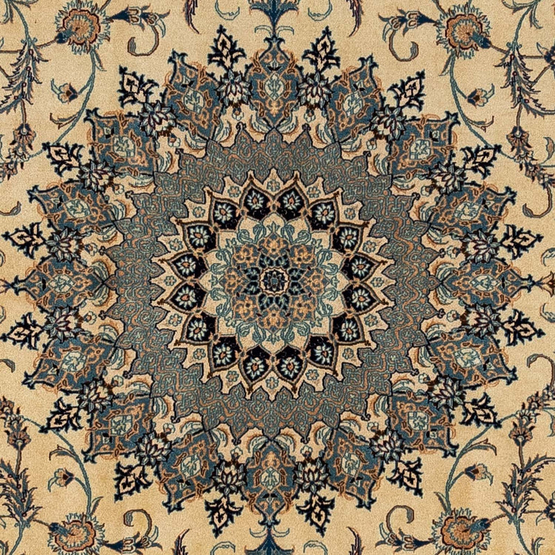 Persisk tæppe - Nain - Premium - 356 x 250 cm - mørk beige