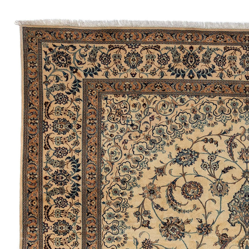 Persisk tæppe - Nain - Premium - 356 x 250 cm - mørk beige