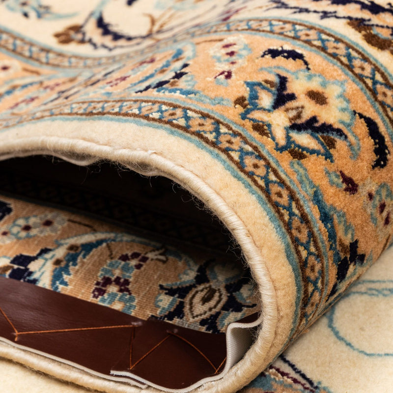 Persisk tæppe - Nain - Premium - 356 x 250 cm - mørk beige