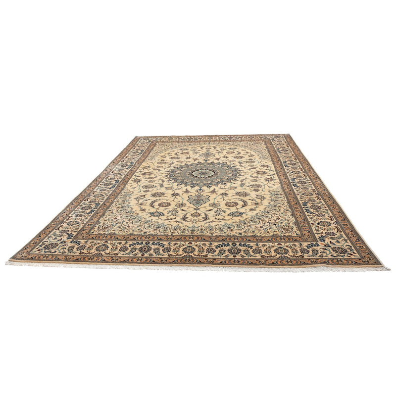 Persisk tæppe - Nain - Premium - 356 x 250 cm - mørk beige