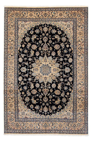 Persisk tæppe - Nain - Royal - 300 x 205 cm - sort