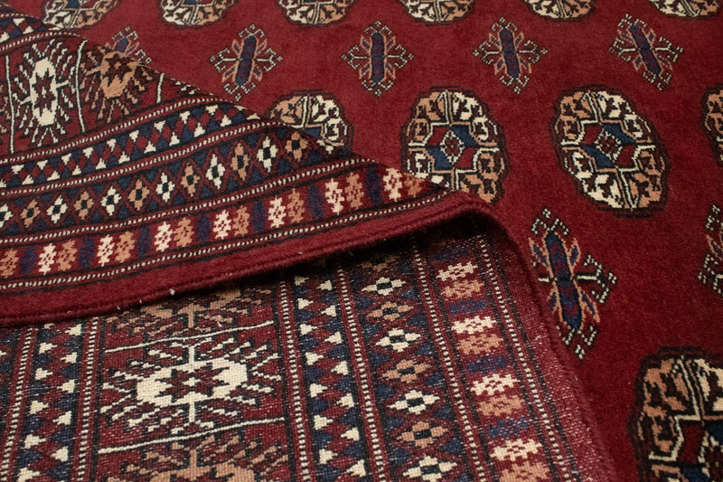 Afghansk tæppe - Bukhara - 244 x 205 cm - rød