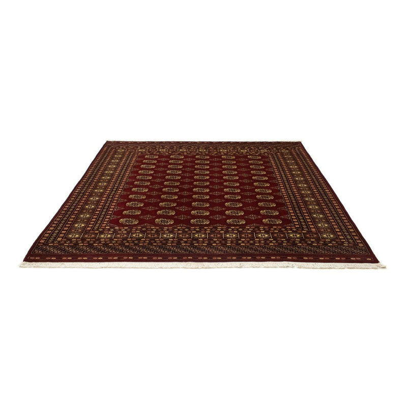 Afghansk tæppe - Bukhara firkantet  - 205 x 193 cm - rød