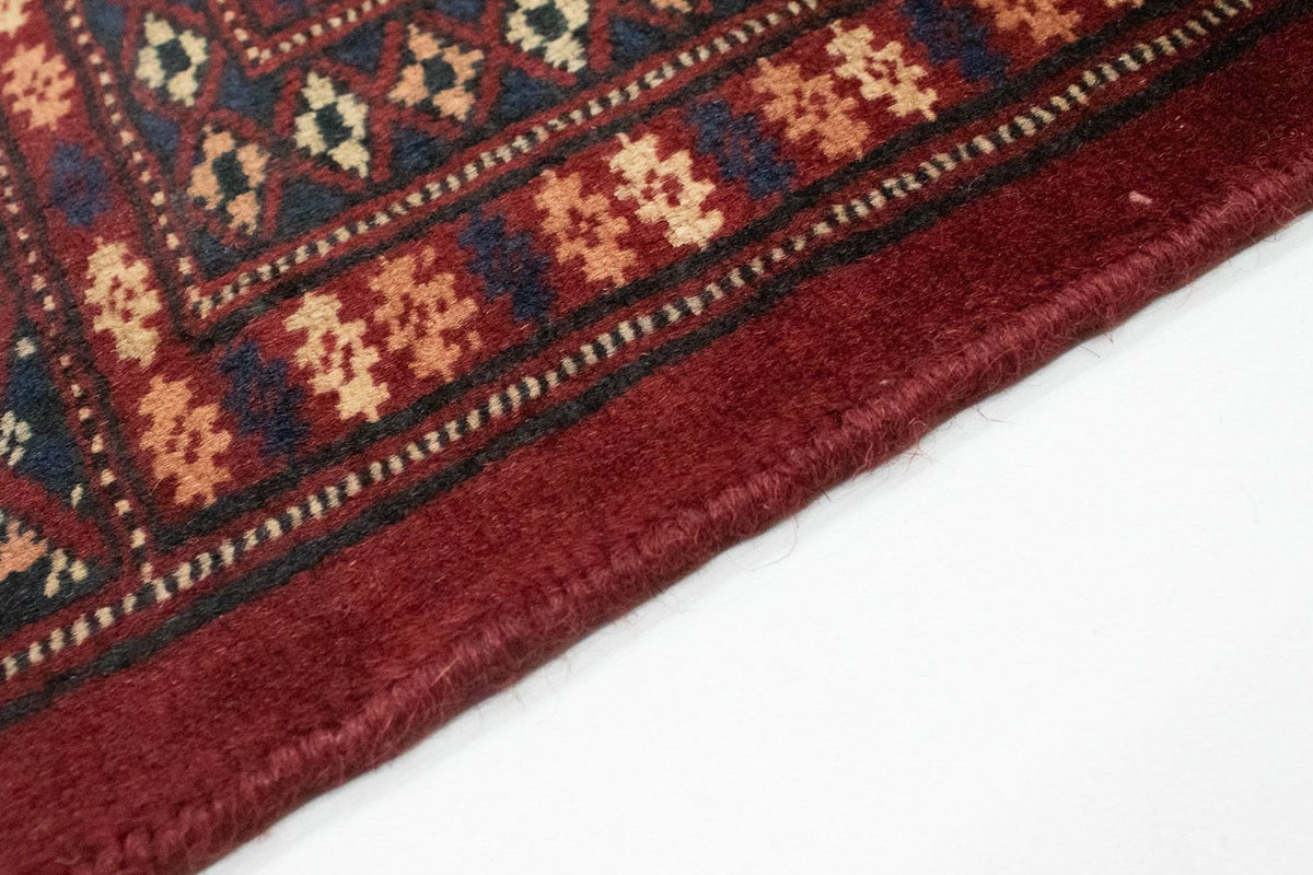 Afghansk tæppe - Bukhara firkantet  - 205 x 195 cm - rød