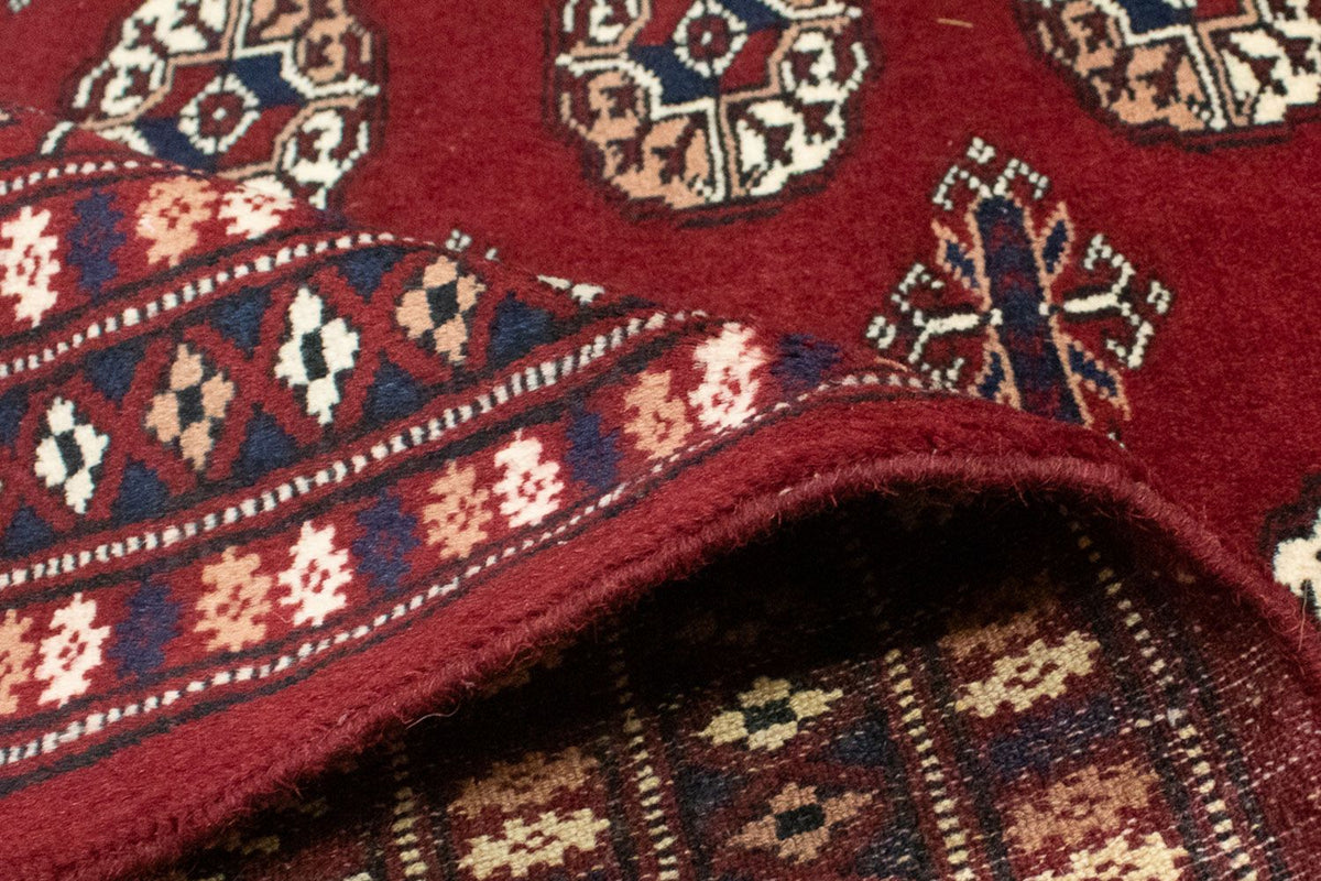 Afghansk tæppe - Bukhara firkantet  - 203 x 199 cm - rød