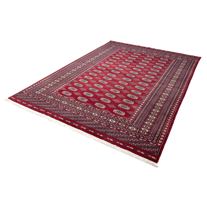 Afghansk tæppe - Bukhara - 240 x 170 cm - mørkerød