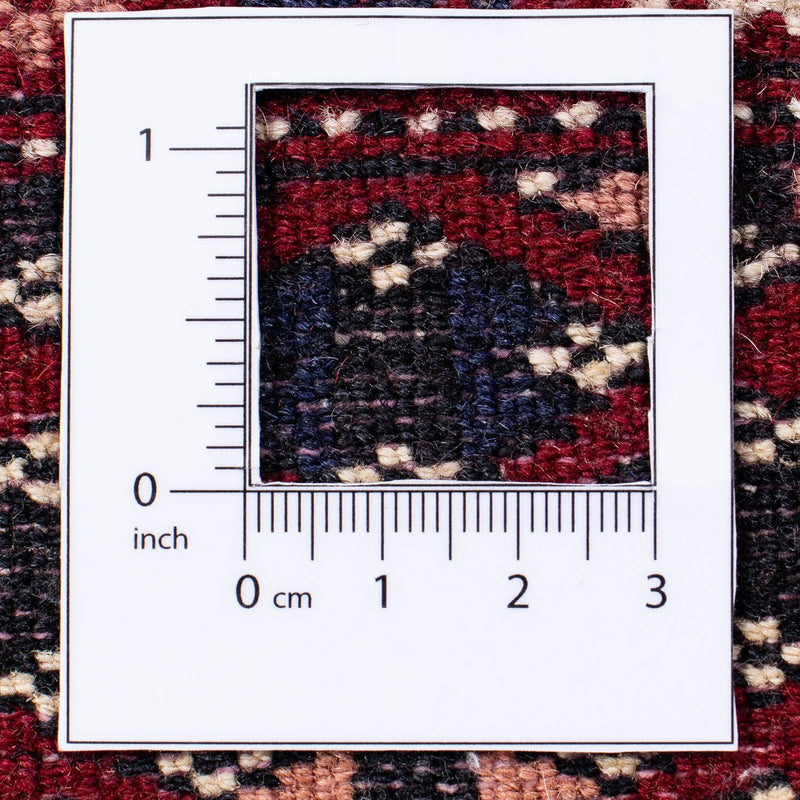 Afghansk tæppe - Bukhara - 240 x 170 cm - mørkerød
