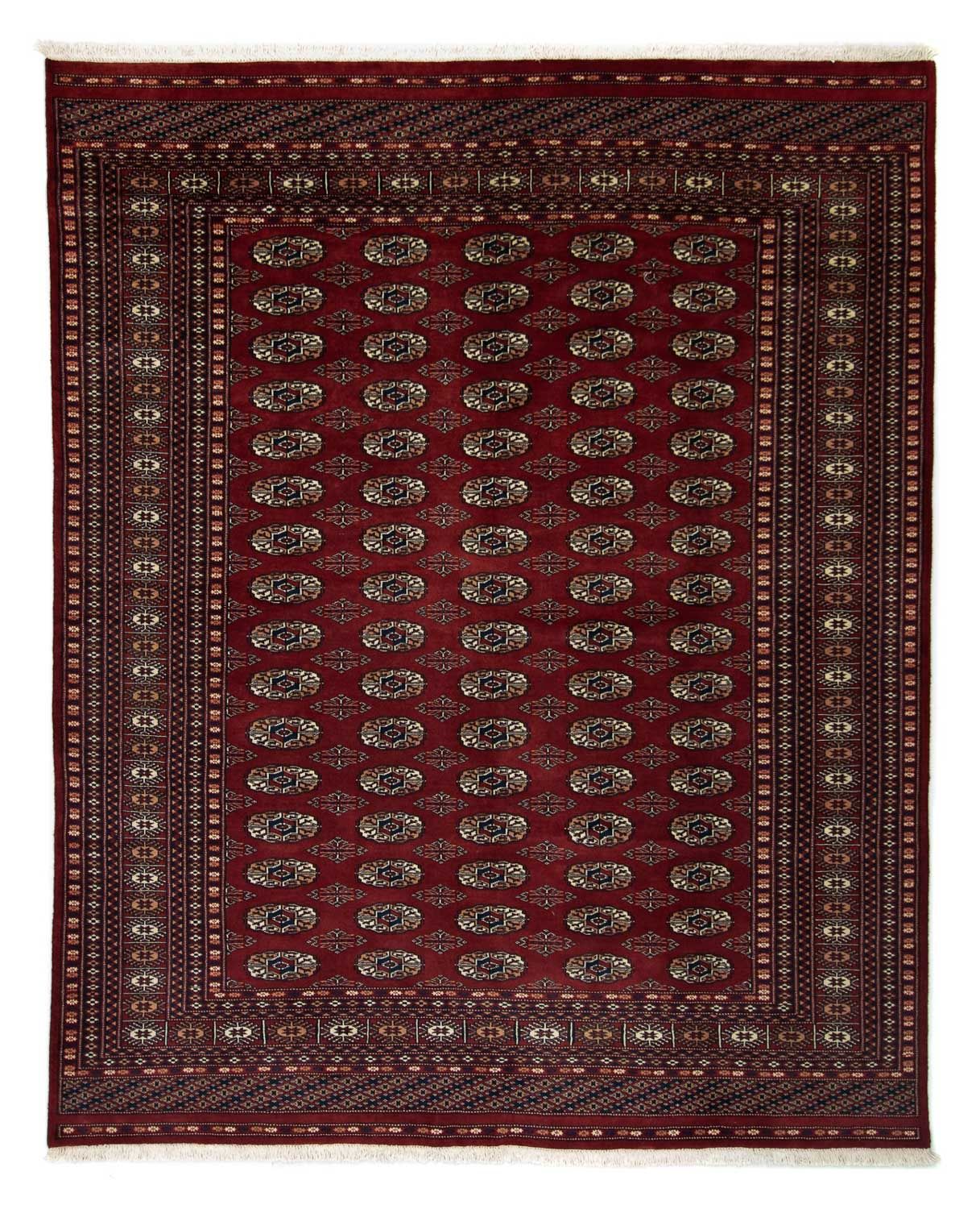 Afghansk tæppe - Bukhara - 244 x 198 cm - rød