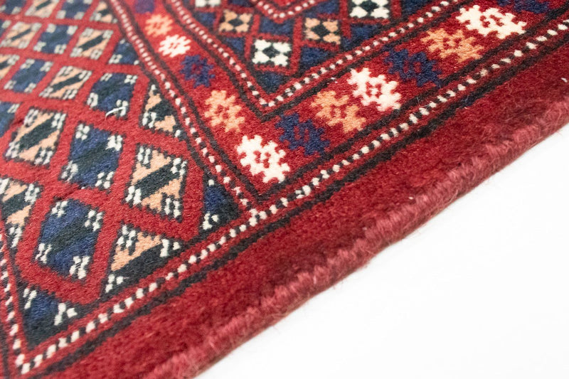 Afghansk tæppe - Bukhara - 177 x 125 cm - rød