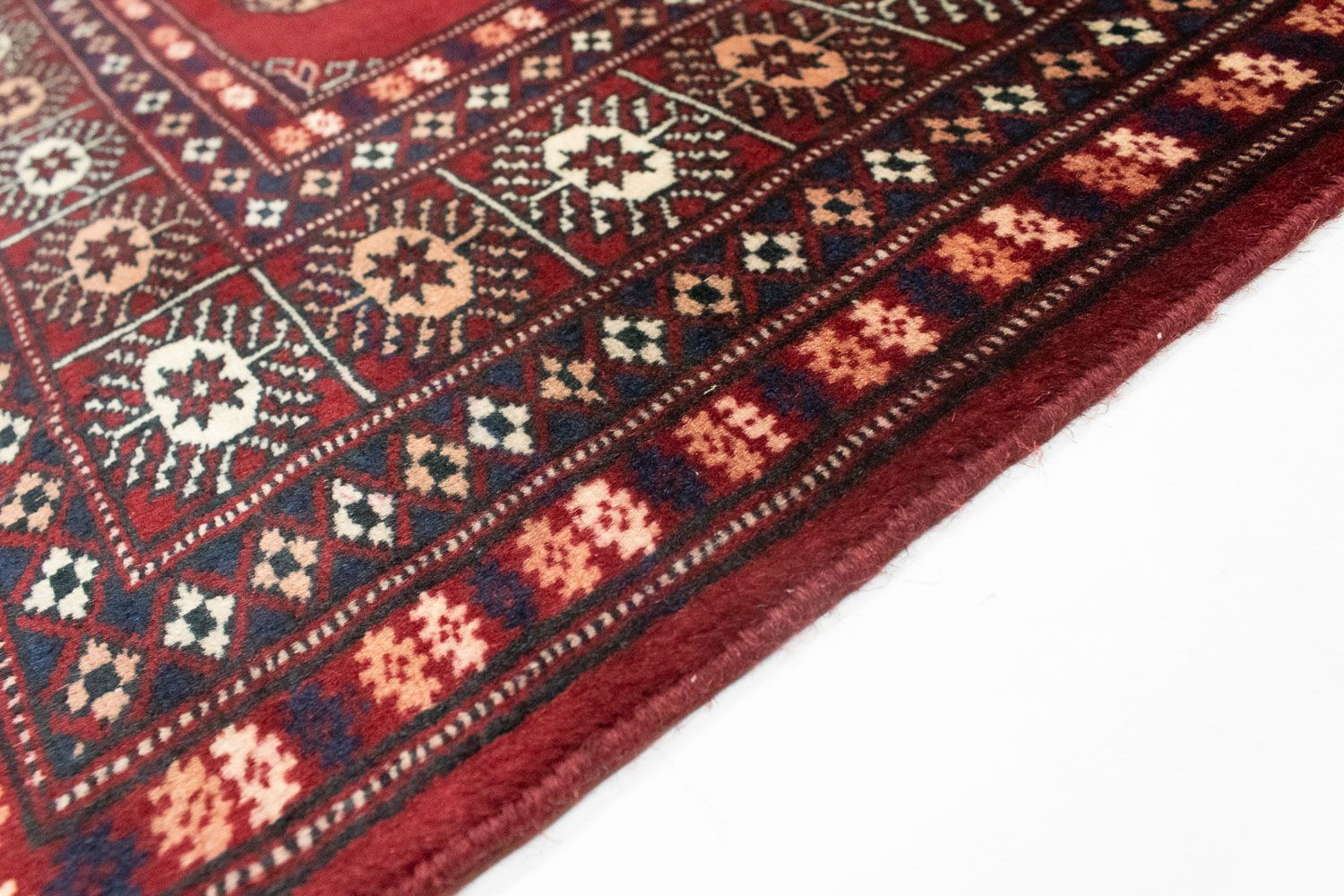 Afghansk tæppe - Bukhara - 182 x 123 cm - rød
