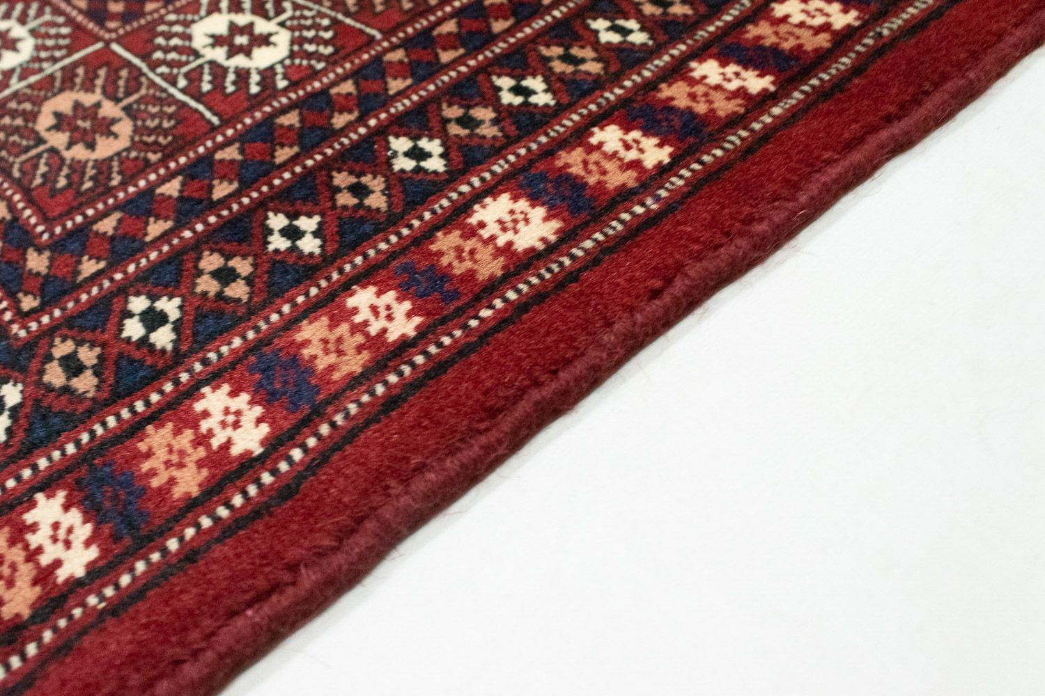 Afghansk tæppe - Bukhara - 241 x 197 cm - rød