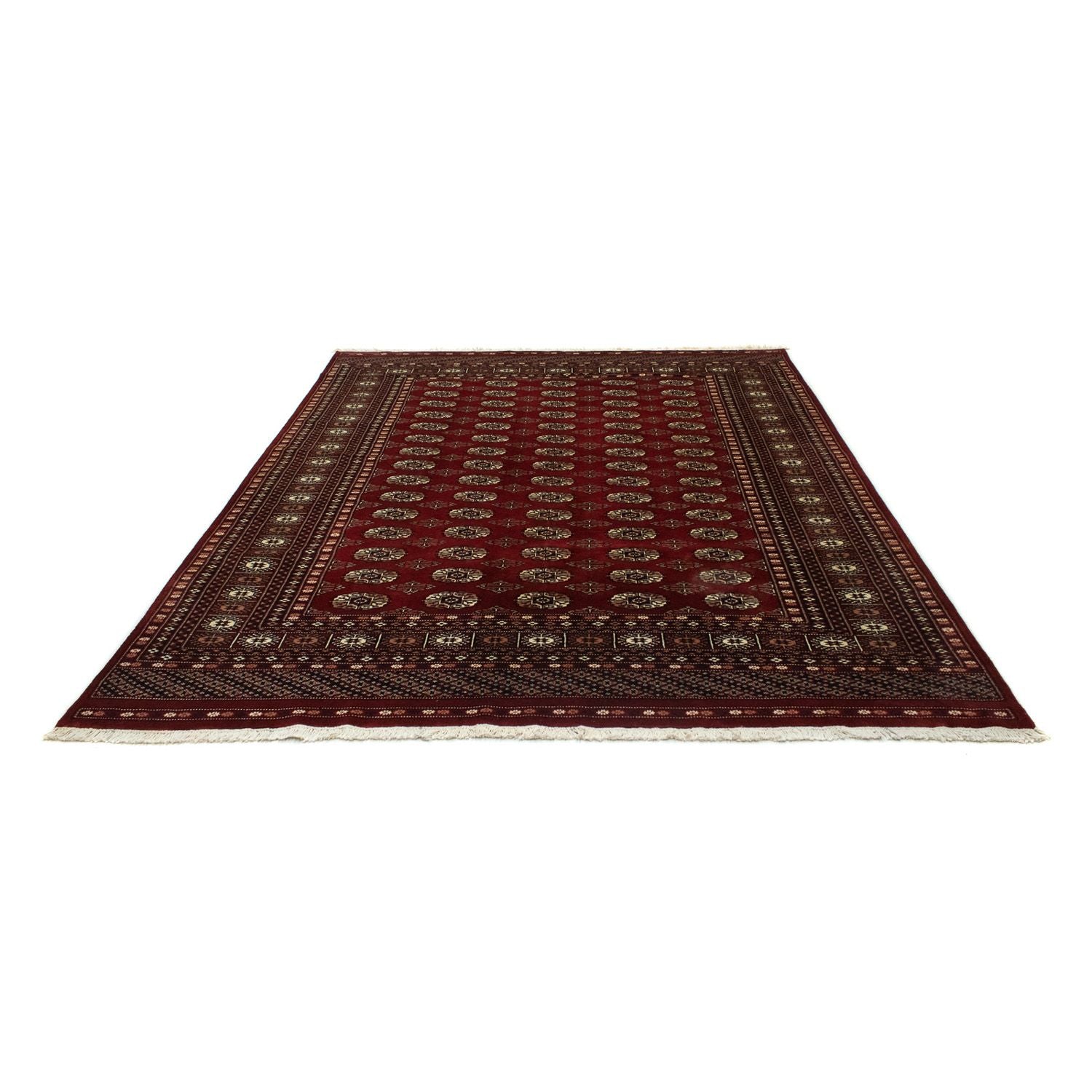 Afghansk tæppe - Bukhara - 241 x 197 cm - rød