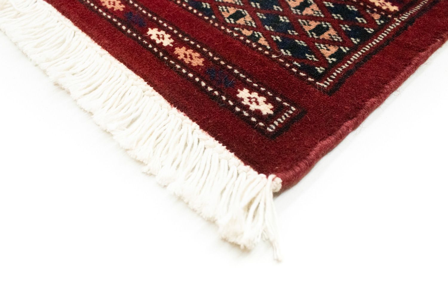 Afghansk tæppe - Bukhara firkantet  - 207 x 204 cm - rød