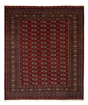 Afghansk tæppe - Bukhara - 240 x 203 cm - rød