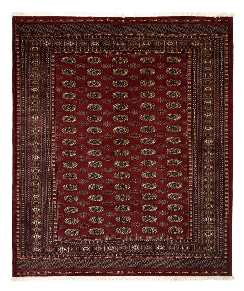 Afghansk tæppe - Bukhara - 240 x 203 cm - rød