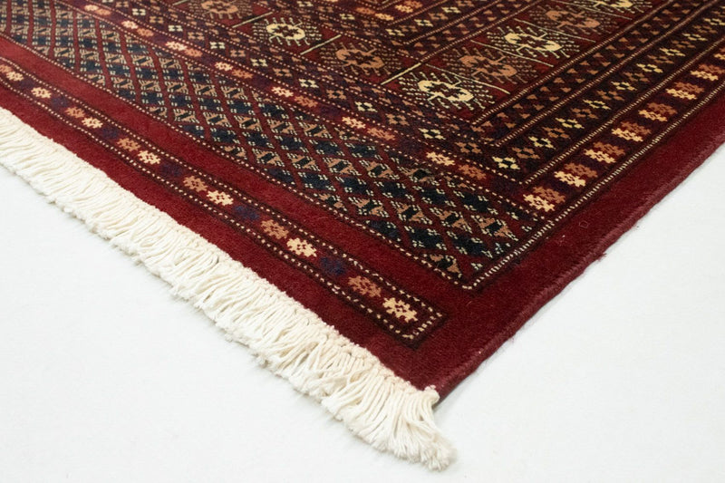 Afghansk tæppe - Bukhara - 240 x 203 cm - rød